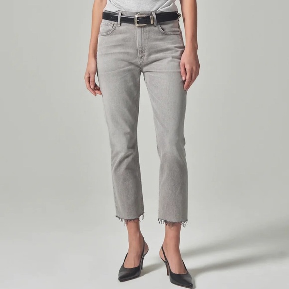 Citizens Of Humanity Denim - NWT Citizens of Humanity Isola Straight Crop Quartz Grey
